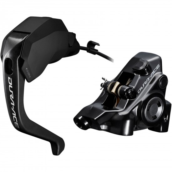 Shimano ST-R9180 hydraulic disc, Di2 E-tube STI TT set, flat mount BR-R9270, left rear