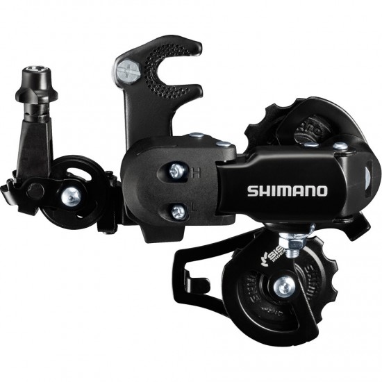 Shimano RD-FT35 6/7-speed rear derailleur with mounting bracket