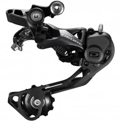 Shimano RD-M6000 Deore 10-speed Shadow+ design rear derailleur, SGS, black