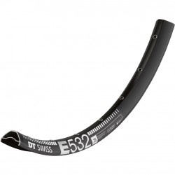 DT Swiss E 532 Sleeve-joined disc-specific 28 hole Presta-drilled black - 29"