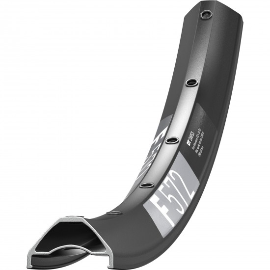 DT Swiss F 572 SBWT disc-specific 32 hole Presta-drilled black - 27.5"