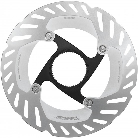 Shimano RT-CL800 Ice Tech FREEZA rotor with external lockring, 140 mm Shimano RT-CL800 Ice Tech FREEZA rotor with external lockring, 140 mm