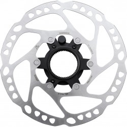 Shimano RT-EM600 Steps Center Lock disc rotor, external lockring and magnet - 160 mm
