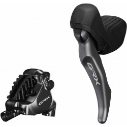 Shimano ST-RX820-LA GRX dropper post lever bled with BR-RX820 calliper, left rear