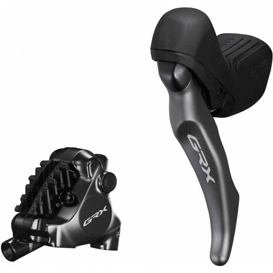 Shimano ST-RX820-LA GRX dropper post lever bled with BR-RX820 calliper, left rear