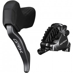 Shimano BL-RX825 GRX hydraulic disc brake lever bled with BR-RX820 calliper, left rear Shimano BL-RX825 GRX hydraulic disc brake lever bled with BR-RX820 calliper, left rear