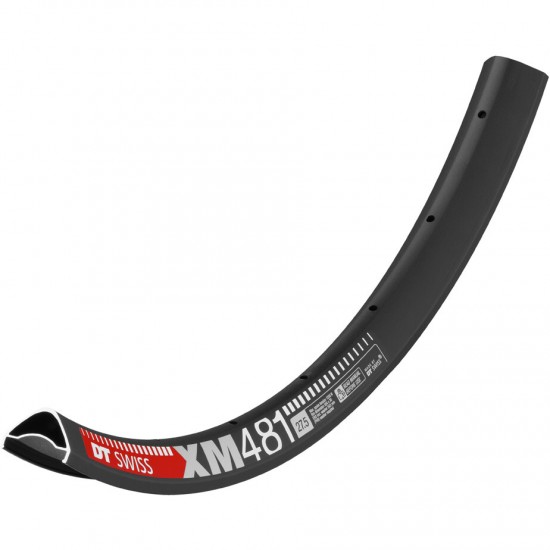 DT Swiss XM 481 SBWT disc-specific 28 hole Presta-drilled black - 29er