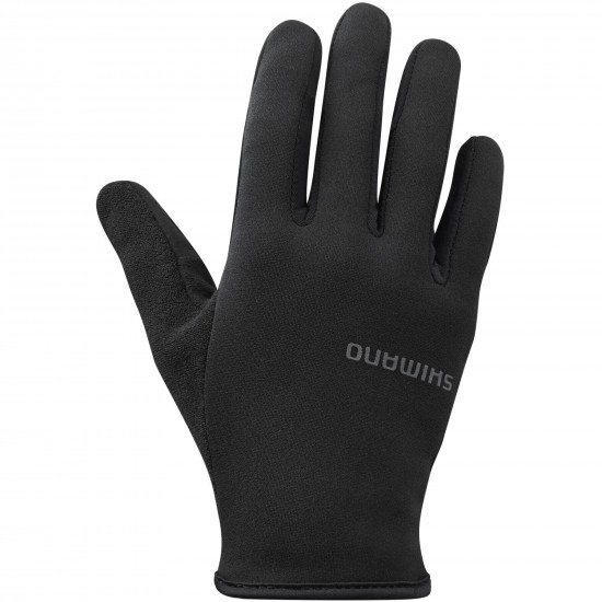 Shimano Unisex Light Thermal Gloves, Black, Size S Shimano Unisex Light Thermal Gloves, Black, Size S