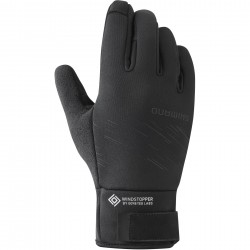 Shimano Unisex, WINDSTOPPER© Insulated Gloves, Black, Size S Shimano Unisex, WINDSTOPPER© Insulated Gloves, Black, Size S