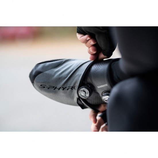 Shimano Men's S-PHYRE Toe Cover, Black, Size S (37-40)