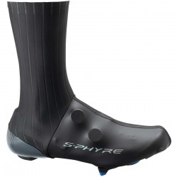 Shimano Men's, S-PHYRE Flash Shoe Cover, Black, Size S (37-39)