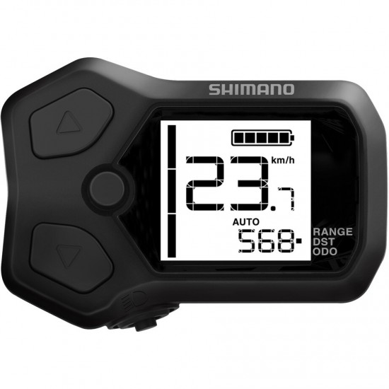Shimano SC-E5000 assist switch with cycle computer, 22.2 mm clamp band Shimano SC-E5000 assist switch with cycle computer, 22.2 mm clamp band