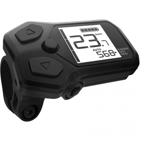 Shimano SC-E5000 assist switch with cycle computer, 22.2 mm clamp band Shimano SC-E5000 assist switch with cycle computer, 22.2 mm clamp band