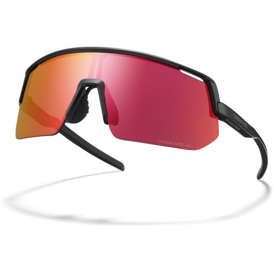 Shimano Technium Glasses - Metallic Olive - RideScape Off-Road Lens Shimano Technium Glasses - Metallic Olive - RideScape Off-Road Lens