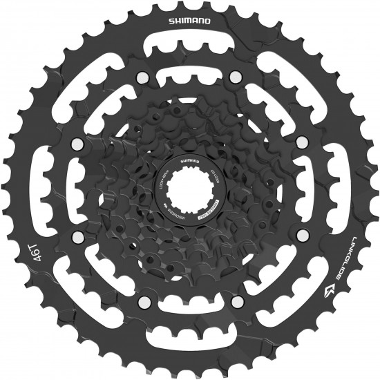 Shimano CUES CS-LG300-9 Link Glide cassette, 9-speed, 11 - 46T