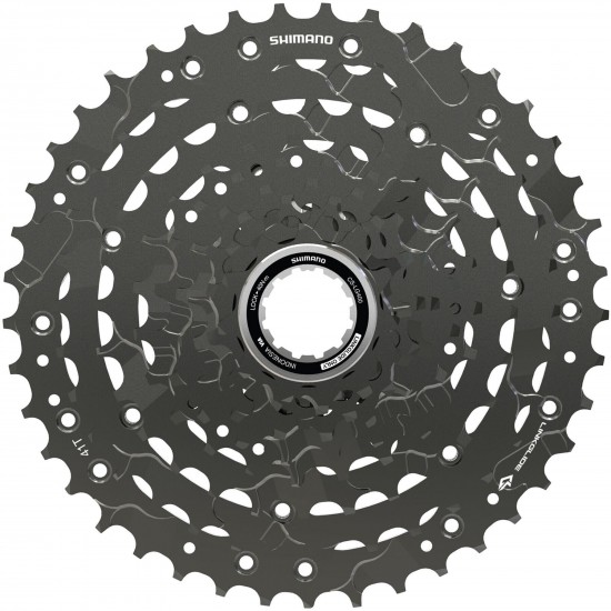 Shimano CS-LG400-9 CUES Link Glide cassette, 9-speed, 11 - 41T Shimano CS-LG400-9 CUES Link Glide cassette, 9-speed, 11 - 41T