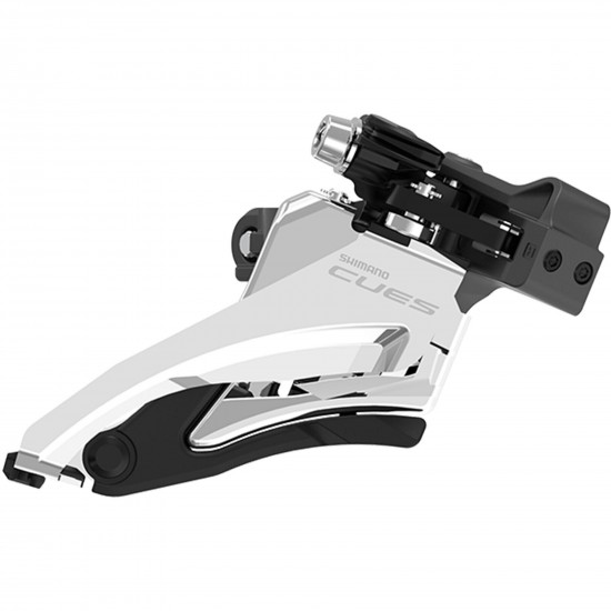 Shimano FD-U6000-M CUES double front derailleur 10/11-speed, mid clamp, side swing Shimano FD-U6000-M CUES double front derailleur 10/11-speed, mid clamp, side swing