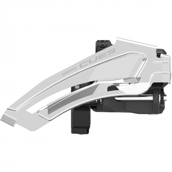 Shimano FD-U6010-L CUES double front derailleur 10/11-speed, low clamp, top swing Shimano FD-U6010-L CUES double front derailleur 10/11-speed, low clamp, top swing