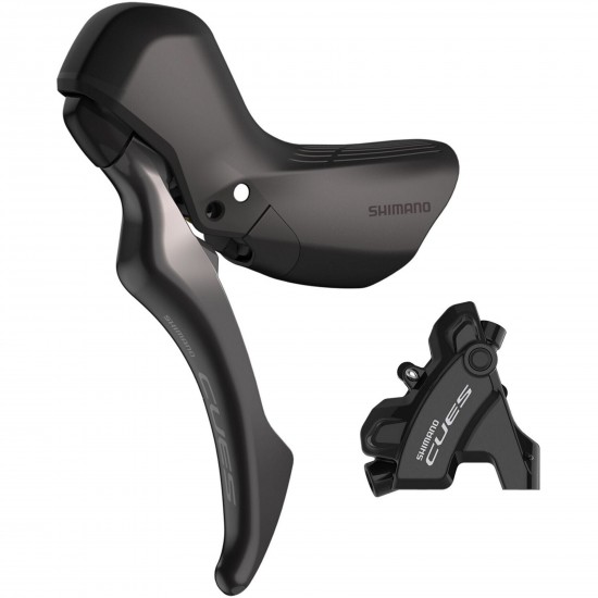 Shimano BL-U6030 CUES hydraulic disc brake lever bled with BR-U6030 calliper, left rear Shimano BL-U6030 CUES hydraulic disc brake lever bled with BR-U6030 calliper, left rear