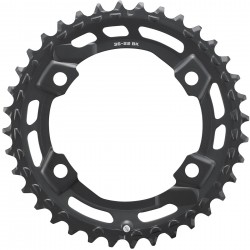 Shimano FC-U6000-2 CUES 11/10/9 speed double outer chainring, 36T-BN for 36-22T