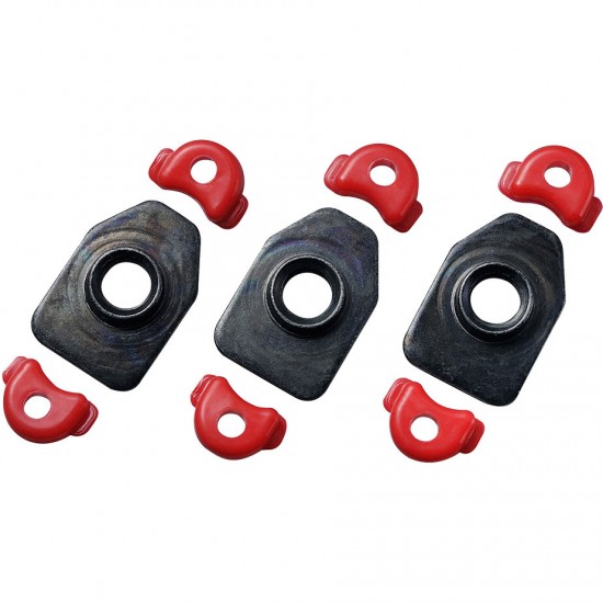 Shimano Cleat Nut Set, RC9, Set for One Shoe