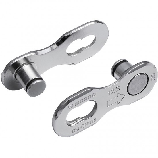 Shimano SM-CN910 Quick link, for 12-speed chains - pack of 2 Shimano SM-CN910 Quick link, for 12-speed chains - pack of 2