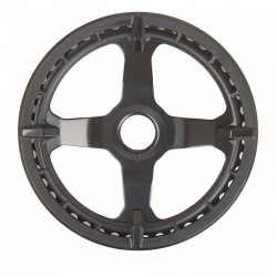 Shimano SM-CRE50 STEPS chainring, black, 44T with single chainguard