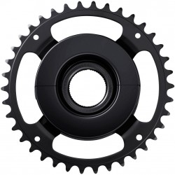 Shimano SM-CRE61 STEPS chainring, black, 38T without chainguard