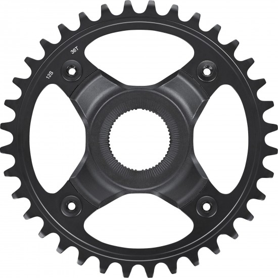 Shimano SM-CRE70-12-B 12spd single chainring 36T, w/o chain guard, chain line 55mm