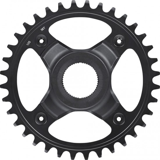 Shimano SM-CRE70-12-B 12spd single chainring 36T, w/o chain guard, chain line 53mm
