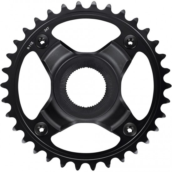 Shimano SM-CRE70-B 11/10/9spd single chainring 34T w/o chainguard chainline 53mm