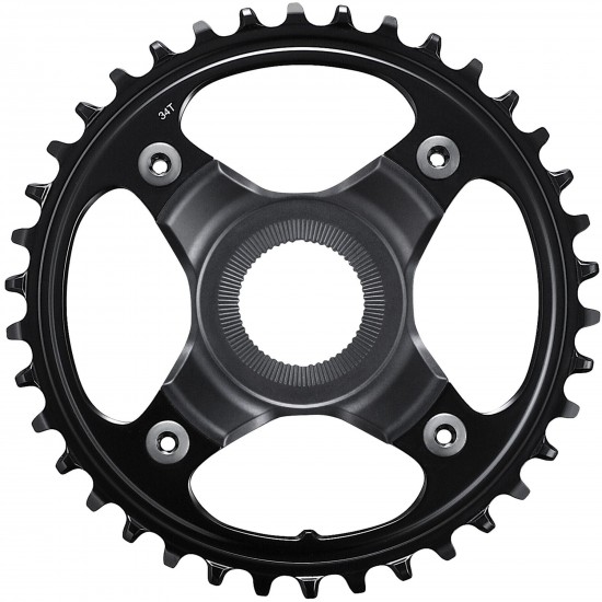 Shimano SM-CRE80-12-B 12spd DCE single chainring 34T, w/o chain guard, chain line 55mm