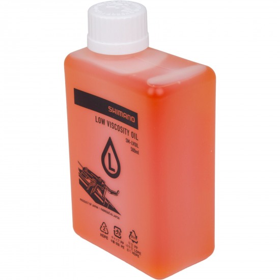 Shimano Mineral Oil Shimano Low Viscosity 500 ml, Yellow Shimano Mineral Oil Shimano Low Viscosity 500 ml, Yellow