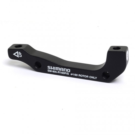 Shimano Disc adapter for post mount calliper, for I/Std frame, for 160mm rotor Shimano Disc adapter for post mount calliper, for I/Std frame, for 160mm rotor