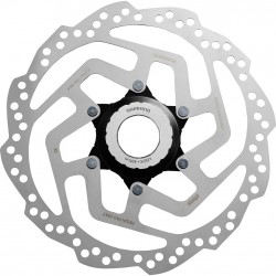Shimano SM-RT10 Tourney TX Centre-Lock disc rotor, resin pad only, Int+Ext L/ring 160 mm
