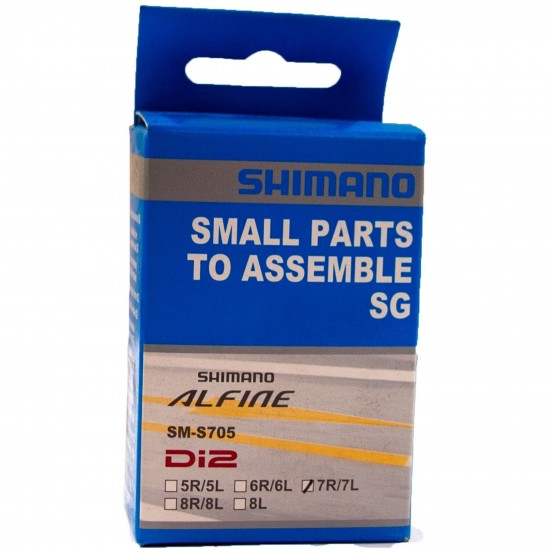 Shimano SM-S705 fitting kit for Alfine Di2 for vertical drop outs, 2 mm washer and 8L Shimano SM-S705 fitting kit for Alfine Di2 for vertical drop outs, 2 mm washer and 8L