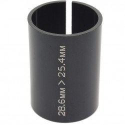 M Part Threadless stem shim adapter 1-1/8 inch / 28.6 mm to 1 inch / 25.4 mm 40mm M Part Threadless stem shim adapter 1-1/8 inch / 28.6 mm to 1 inch / 25.4 mm 40mm