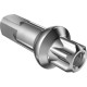 DT Swiss Aluminium Squorx Pro Head nipples for PHR rims, silver, pack of 100