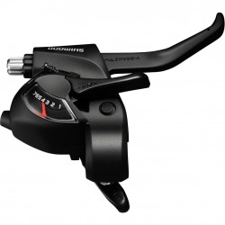 Shimano ST-EF41 EZ fire plus STI set for V-brakes, 3x6-speed, 2-finger lever, black Shimano ST-EF41 EZ fire plus STI set for V-brakes, 3x6-speed, 2-finger lever, black