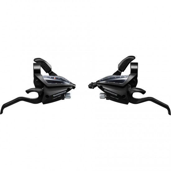 Shimano ST-EF500 EZ fire plus STI set, 2-finger lever, 2 x 7-speed, black