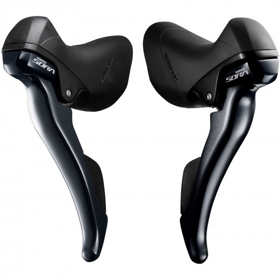 Shimano ST-R3000 Sora STI lever set, 9-speed, double