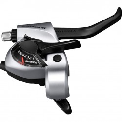 Shimano ST-TX800 Tourney TX STI lever, 3-speed, silver, left hand
