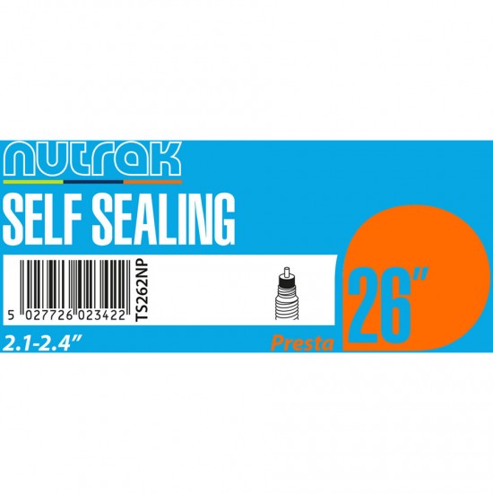 Nutrak 26 x 2.1 - 2.4 inch Presta - self-sealing inner tube Nutrak 26 x 2.1 - 2.4 inch Presta - self-sealing inner tube