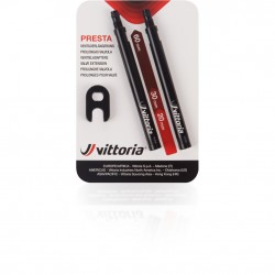 Vittoria Valve Extension 20mm Blister 2 Pcs. In Alu + Spanner Vittoria Valve Extension 20mm Blister 2 Pcs. In Alu + Spanner