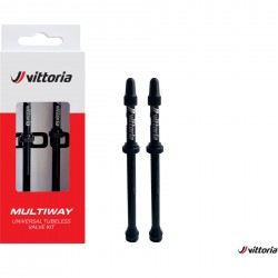 Vittoria Multiway tubeless valve alloy black 100mm (2 pcs) Vittoria Multiway tubeless valve alloy black 100mm (2 pcs)