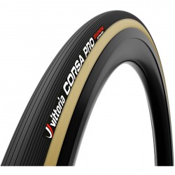 Vittoria Corsa Pro 23-28" Black Tan G2.0 Tubular Tyre Vittoria Corsa Pro 23-28" Black Tan G2.0 Tubular Tyre