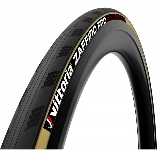 Vittoria Zaffiro Pro V 700x25c Fold Black Tan G2.0 Clincher Tyre