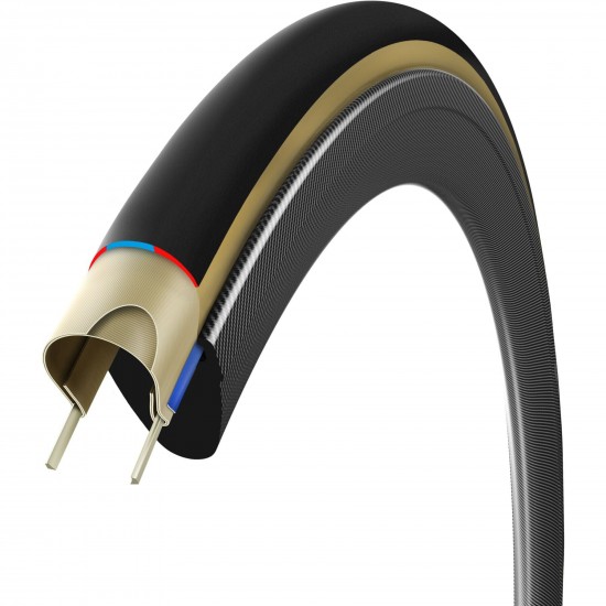 Vittoria PistaˇOroˇ23-28'' Black Tan G2.0 Folding TLR Tyre