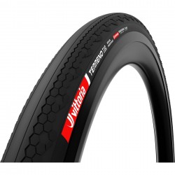 Vittoria Terreno T10 Hardpack 700x37c Gravel Endurance Full Black G2.0 Tubeless Ready Tyr