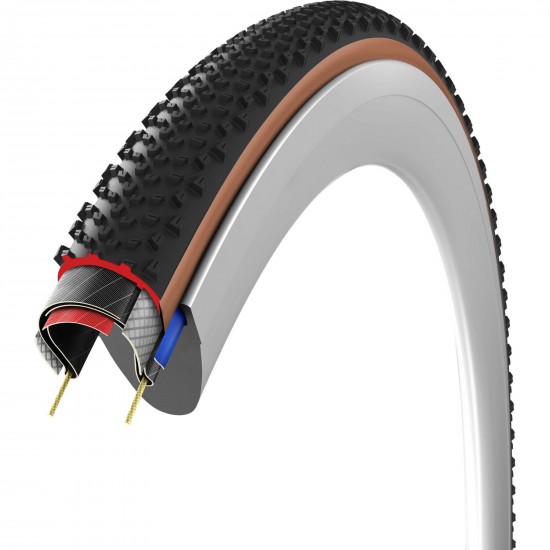 Vittoria Terreno T60 Mixed 700x40c Gravel Endurance Brown G2.0 Tubeless Ready Tyre Vittoria Terreno T60 Mixed 700x40c Gravel Endurance Brown G2.0 Tubeless Ready Tyre